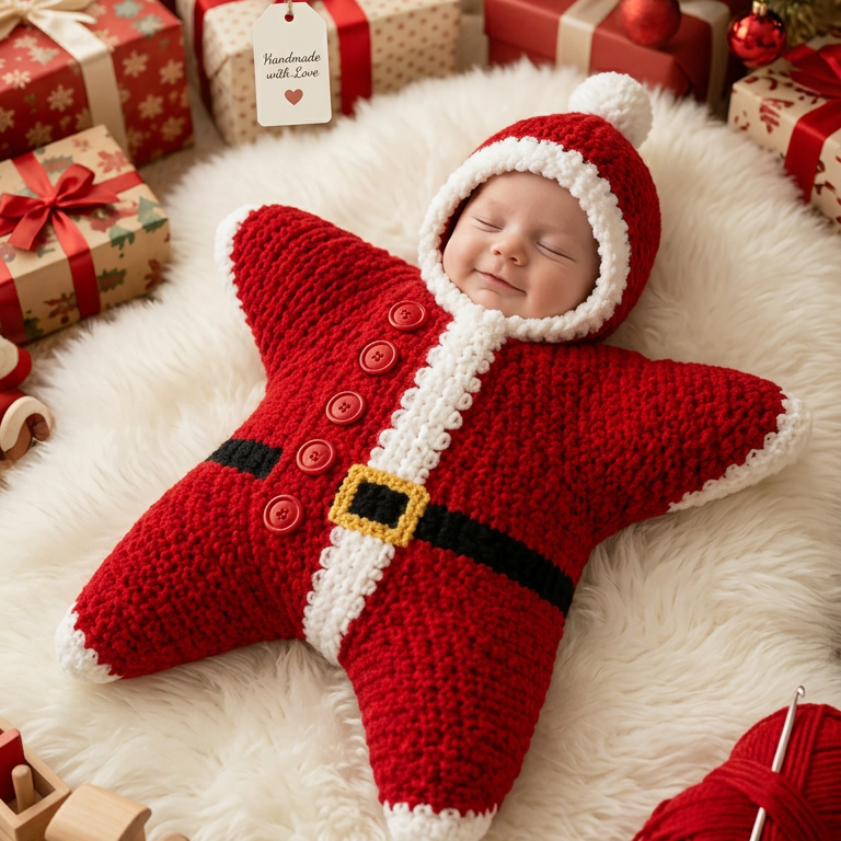 Baby's First Christmas Keepsake Star Outfit