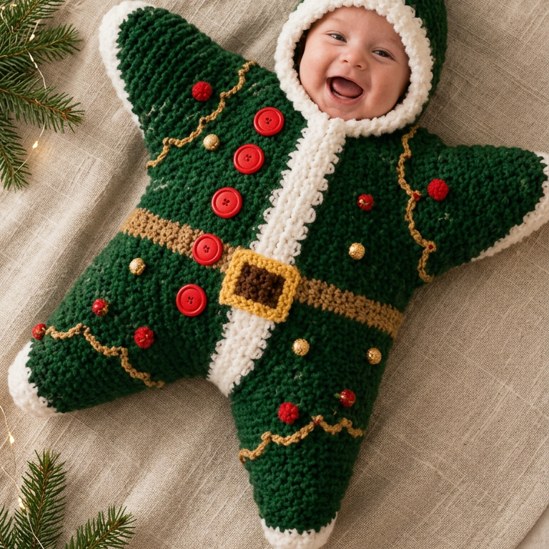 Baby's First Christmas Keepsake Star Outfit